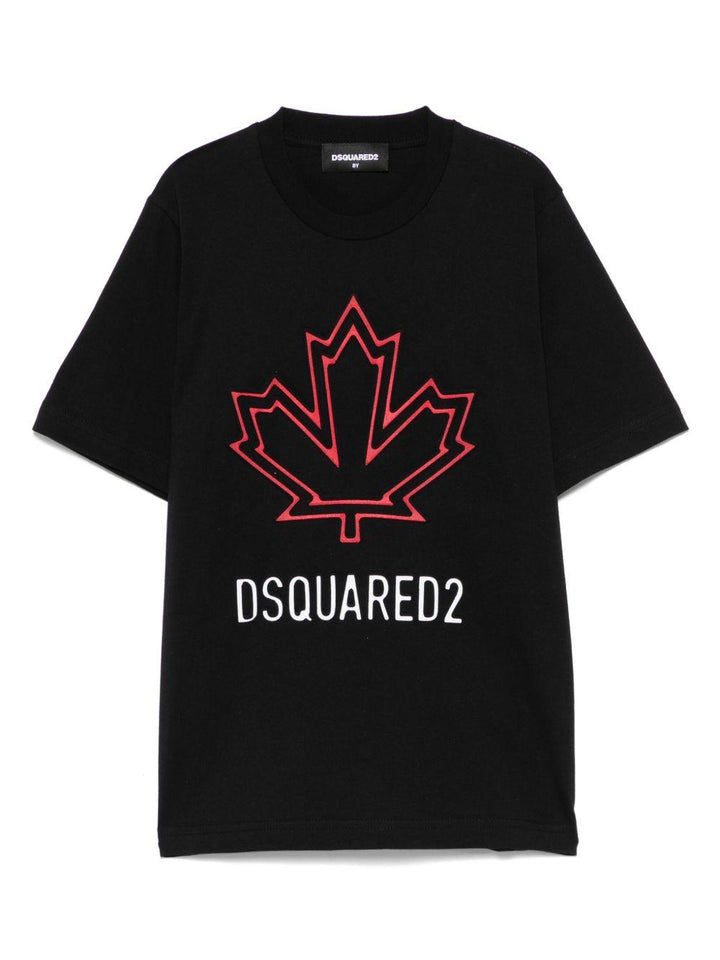 T-shirt nero per bambino