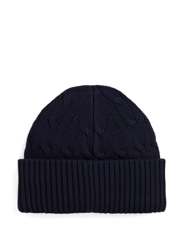 Cappello blu navy per bambino 323980663 001 Ralph Lauren Kids 