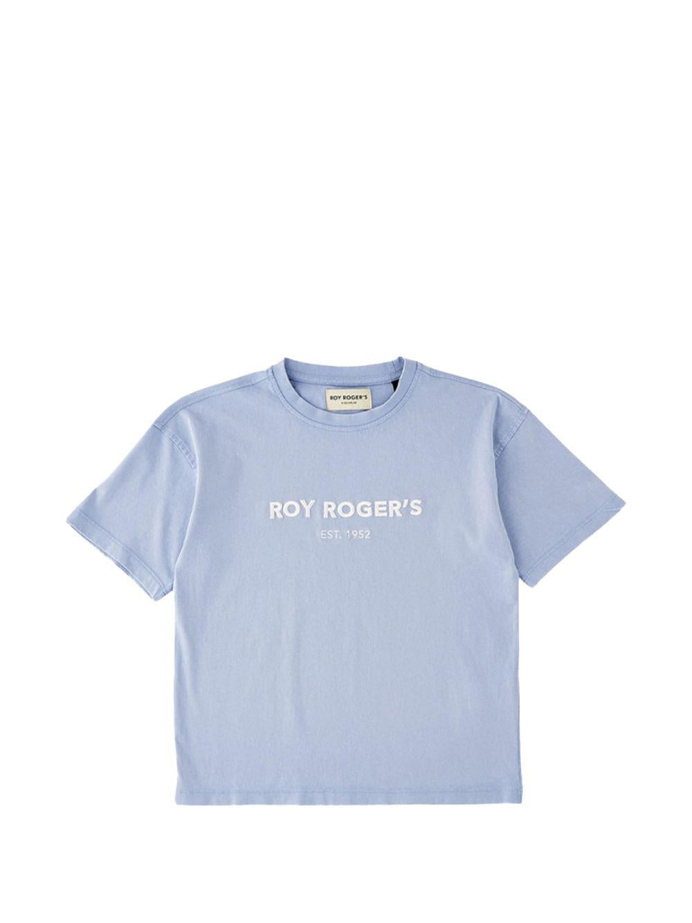 T-shirt azzurra per bambino 11900K 3814 Roy Rogers Kids 