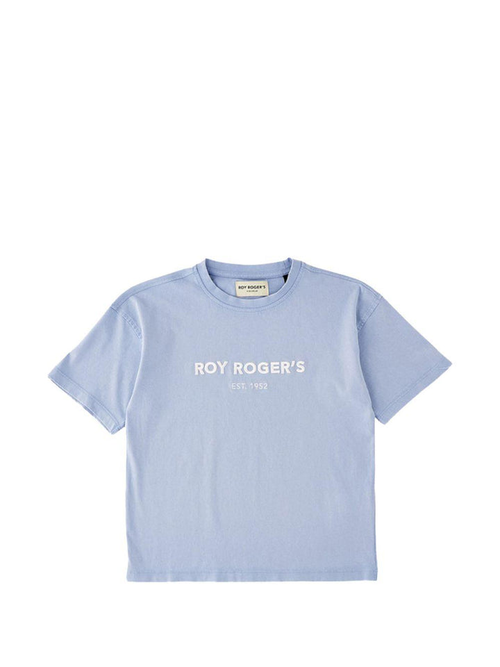 T-shirt azzurra per bambino 11900K 3814 Roy Rogers Kids 