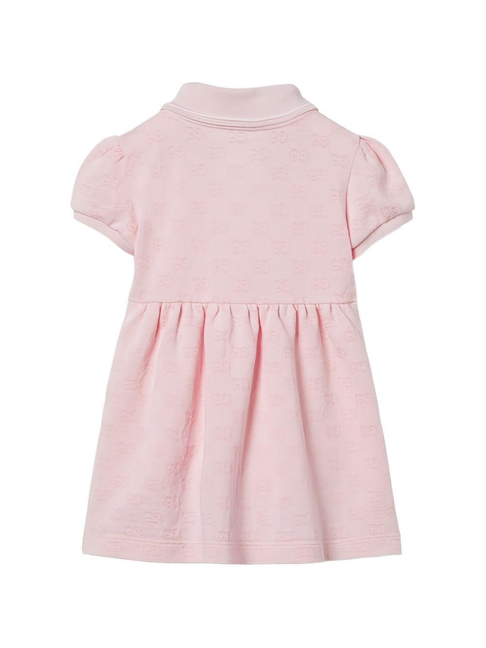 Abito rosa chiaro per neonata 852824XJHBA 5399 Gucci Kids 