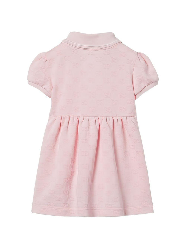 Abito rosa chiaro per neonata 852824XJHBA 5399 Gucci Kids 