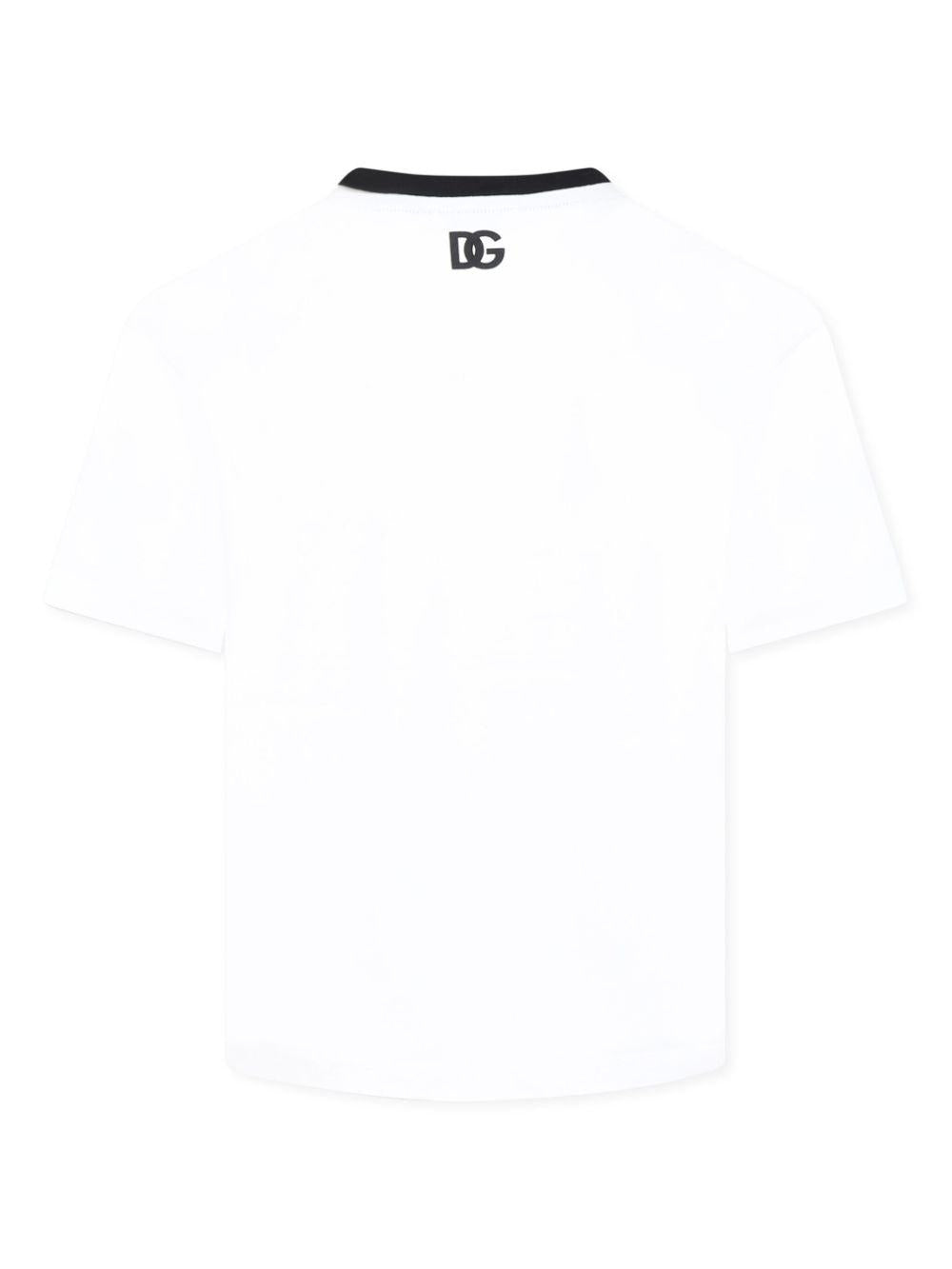 T-shirt bianca per bambino