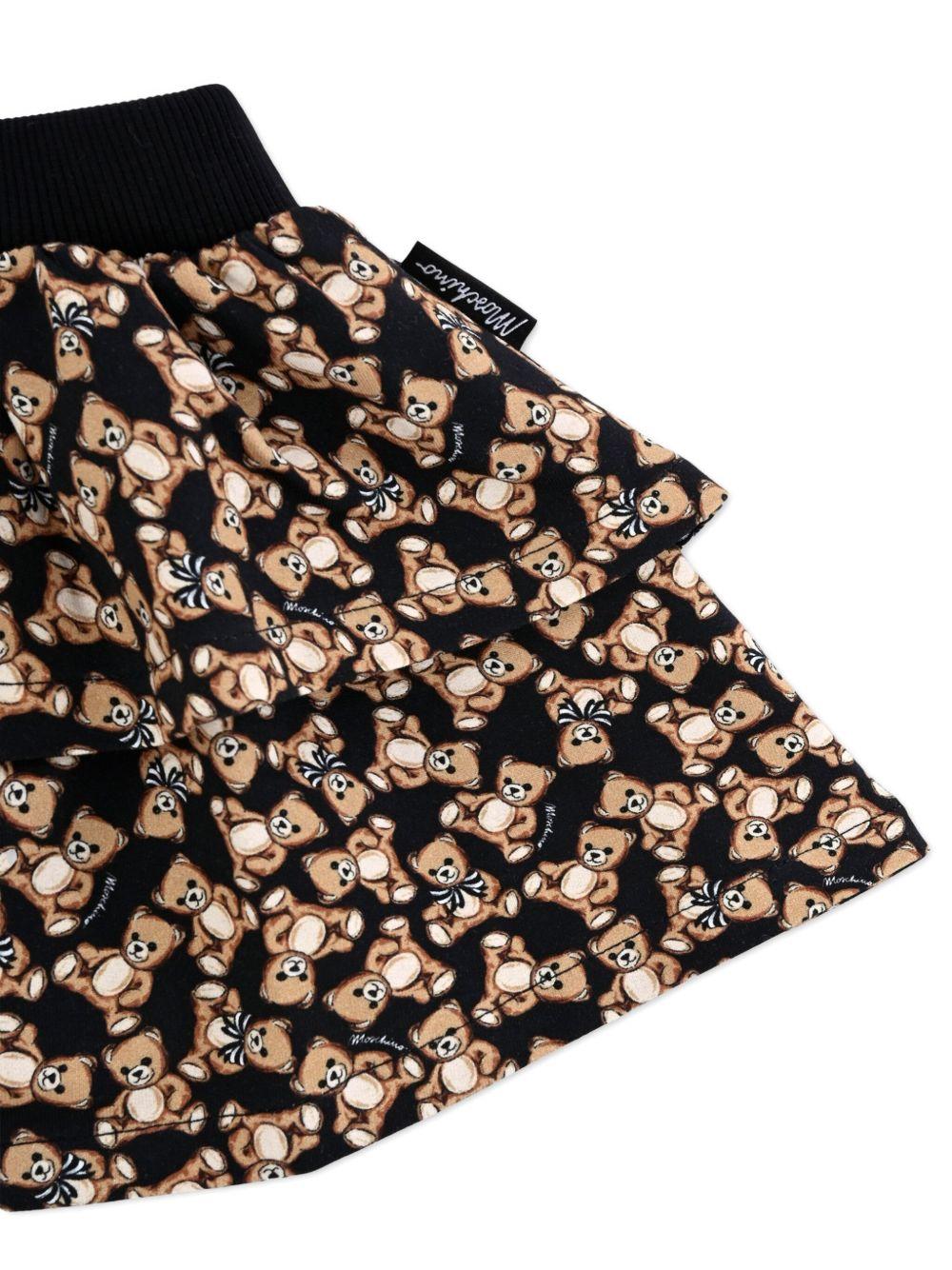 Gonna nera per neonata MDJ01NLDB5C 84923 Moschino Kids 