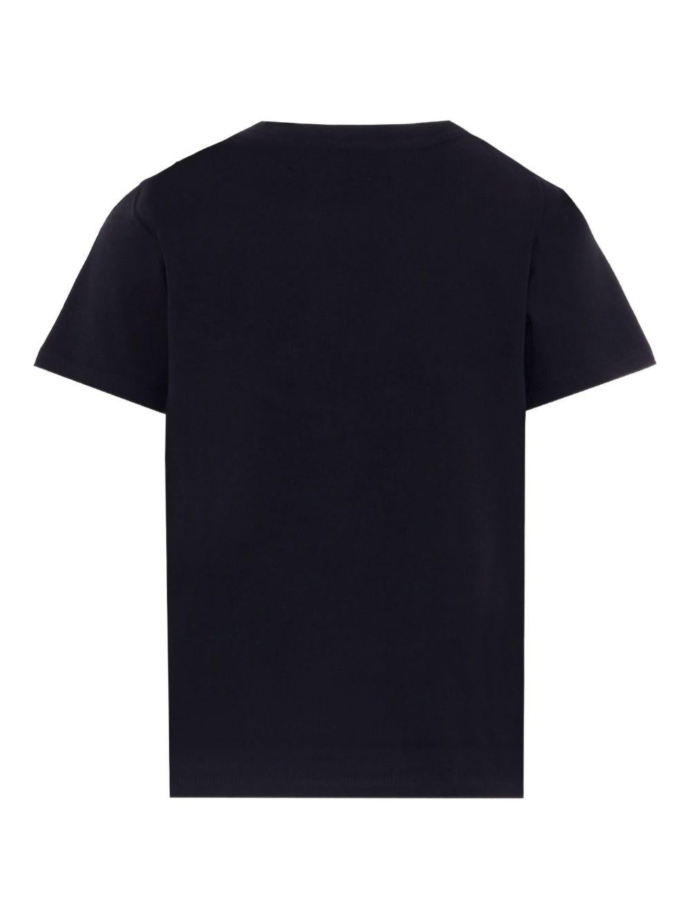 T-shirt nera per bambino