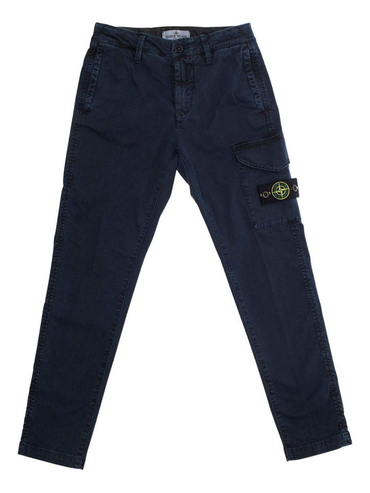 Pantalone blu per bambino 63100004S0198 V0120 Stone Island Kids 