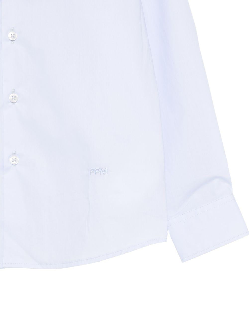 Camicia azzurra per bambino PP4225 AZZ Paolo Pecora Kids 