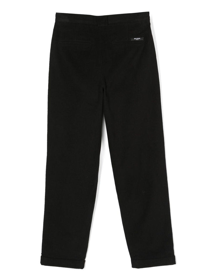 Black trousers for girls