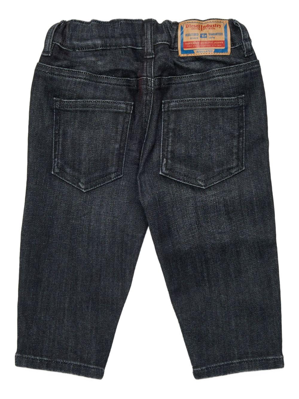 Jeans neri per neonato K00237KXBSK K02 Diesel Kids 