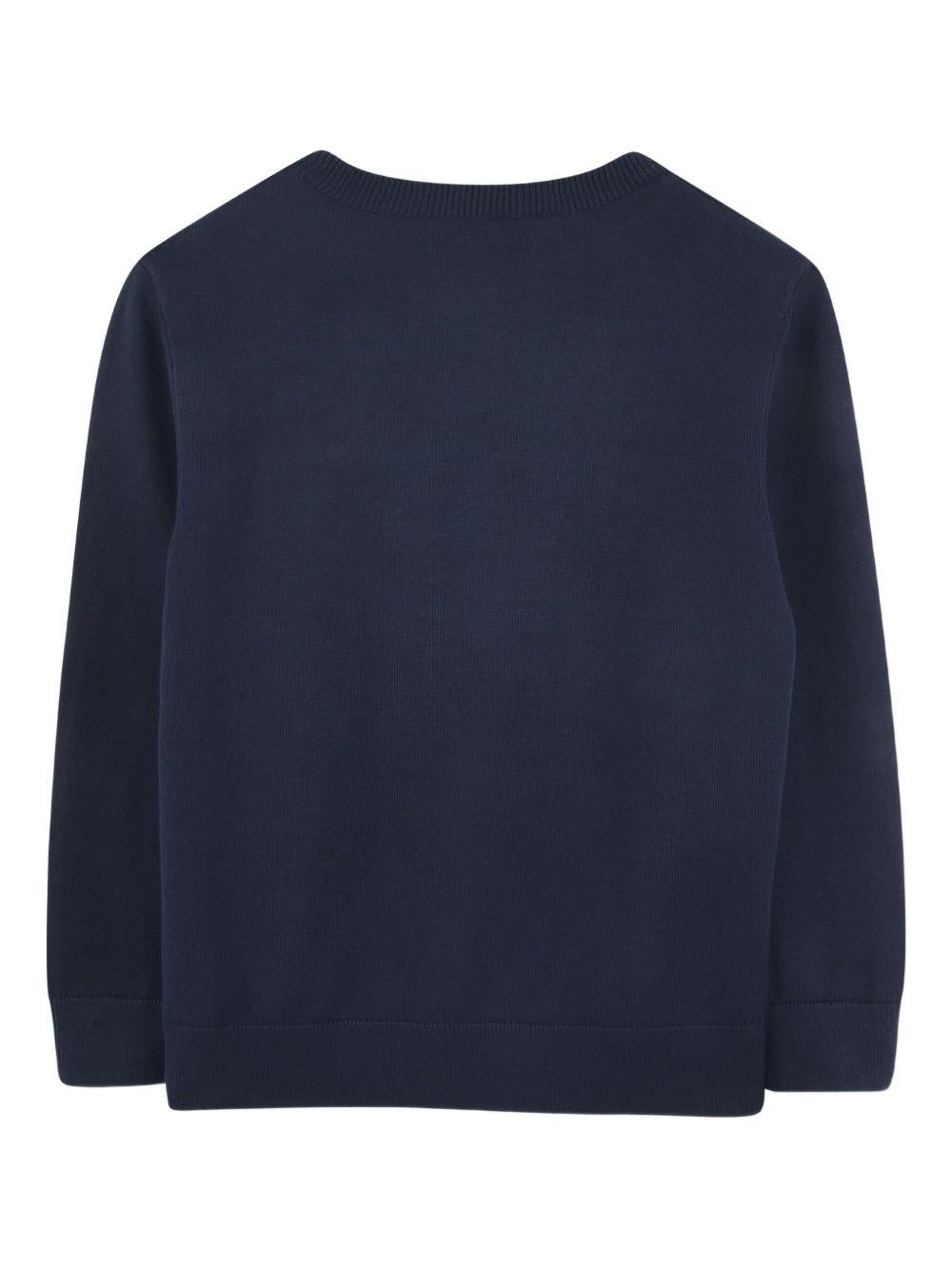 Maglione blu per bambino J52338 849 Boss Kids 