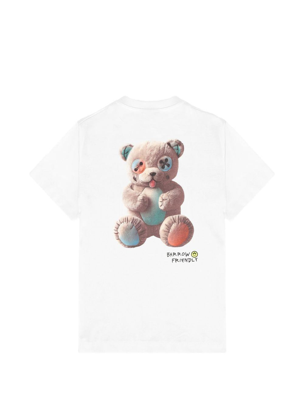T-shirt bianca per bambino S6BKJUTH003 002 Barrow Kids 
