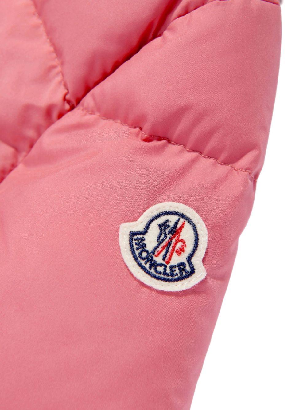 Giubbotto rosa per bambina 9541A00012597YW 56H Moncler Kids 