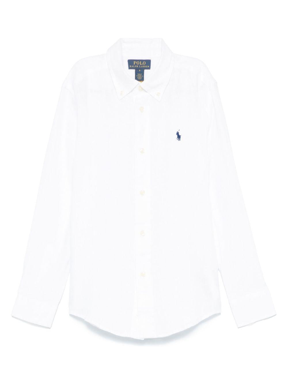 Camicia bianca per bambino 323967600 003 Ralph Lauren Kids 
