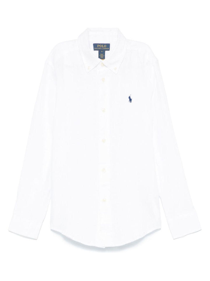 Camicia bianca per bambino 323967600 003 Ralph Lauren Kids 