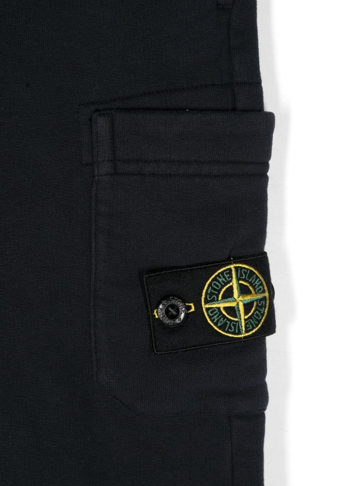 Navy blue cotton trousers for boys
