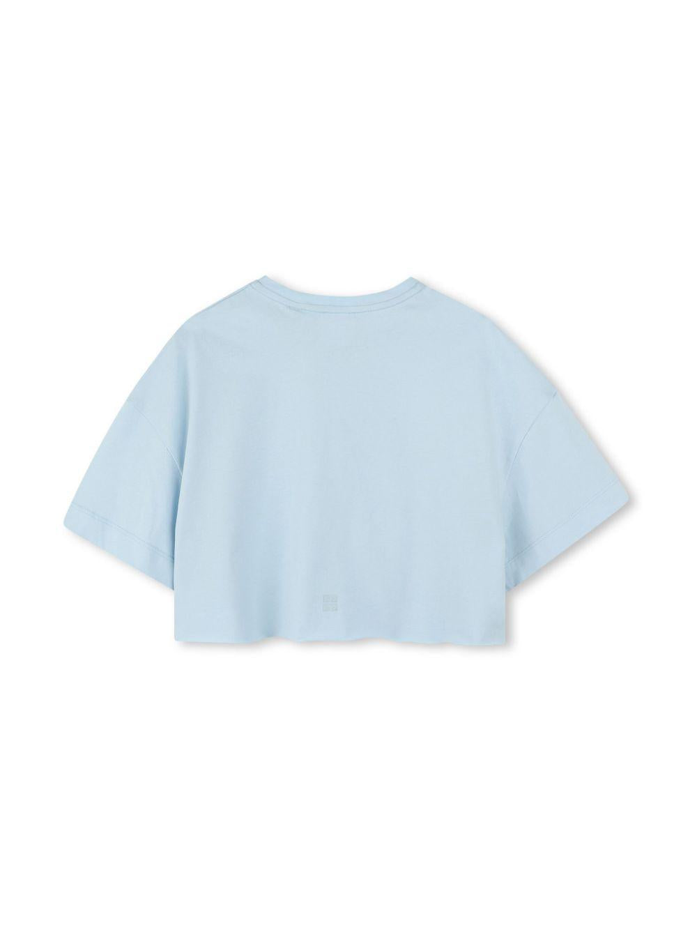 T-shirt azzurro per bambina