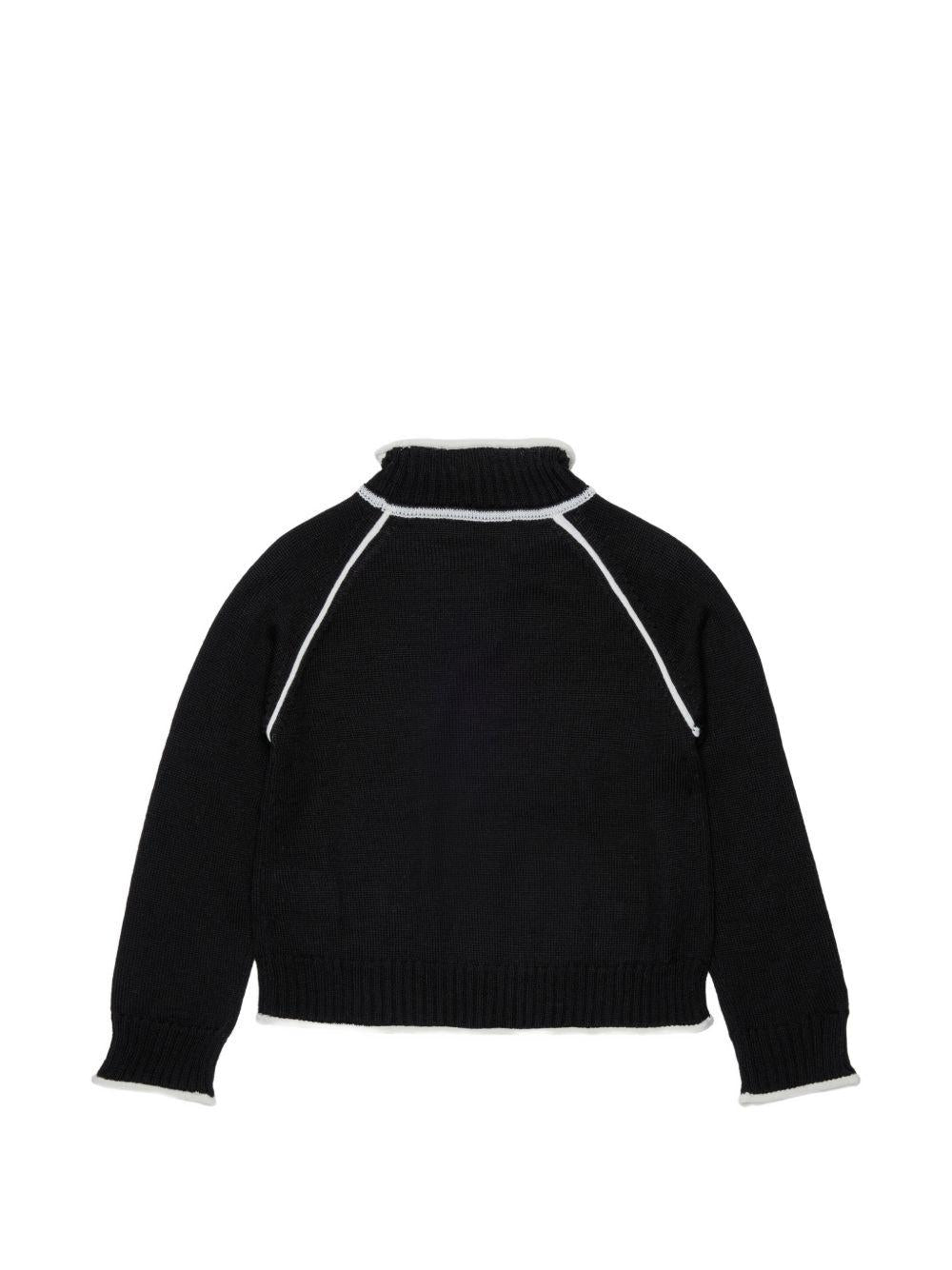 Maglia nera per bambina MX0405MX02G MX900 Max&co Kids 