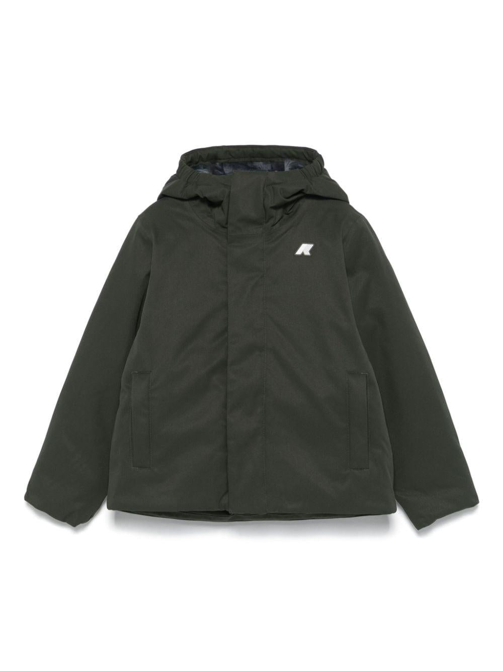 Giubbotto verde corsa per bambino K1128FW AL7 K-Way Kids 