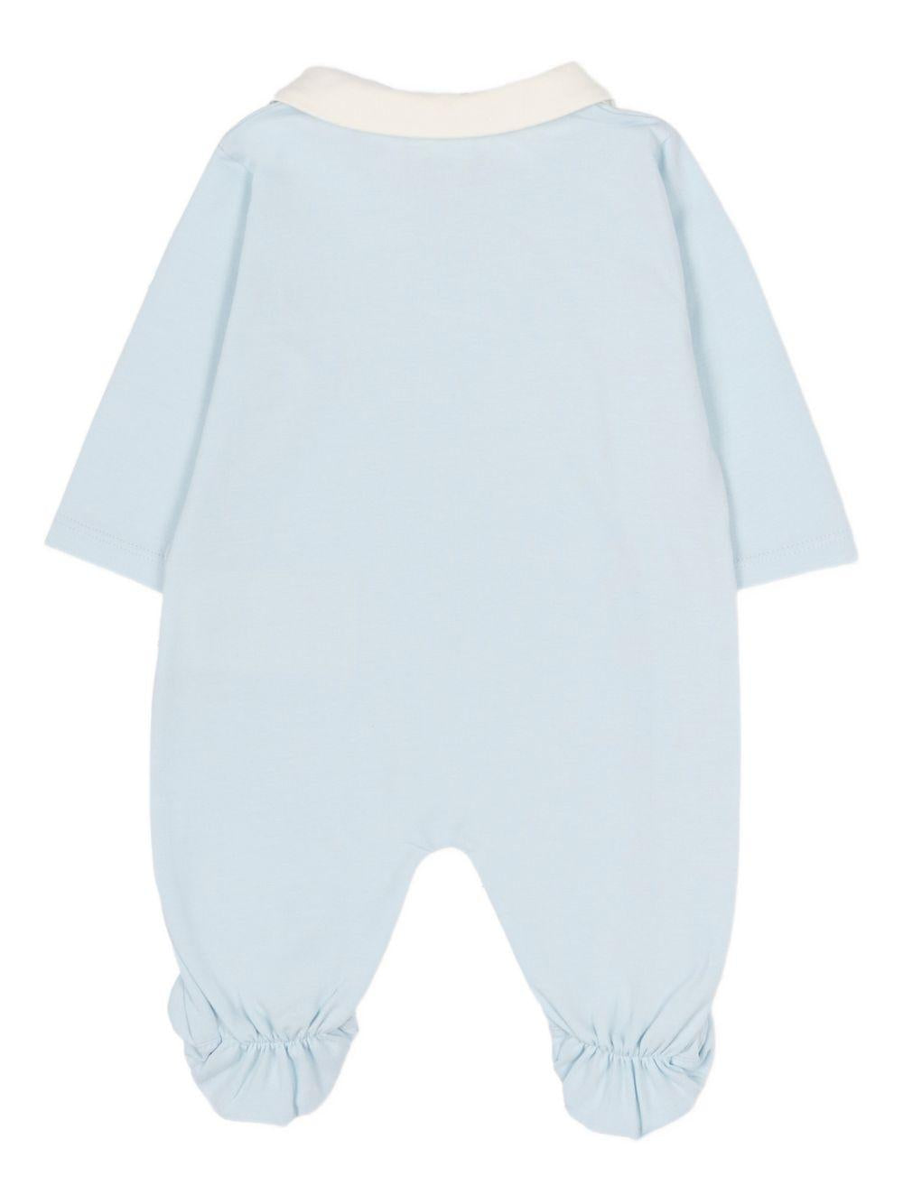 Tutina azzurra per neonato BUK154ST8 F19J4 Fendi Kids 