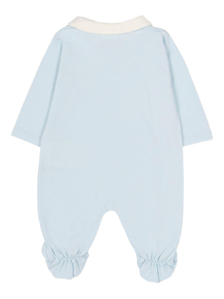 Tutina azzurra per neonato BUK154ST8 F19J4 Fendi Kids 
