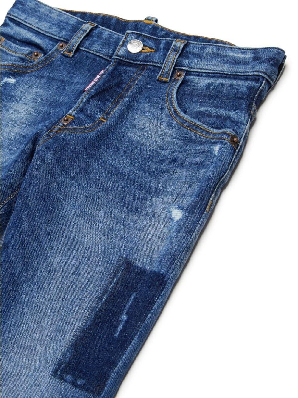 Jeans per bambino in denim blu DQ03LDD0A94 DQ01 Dsquared2 Kids 