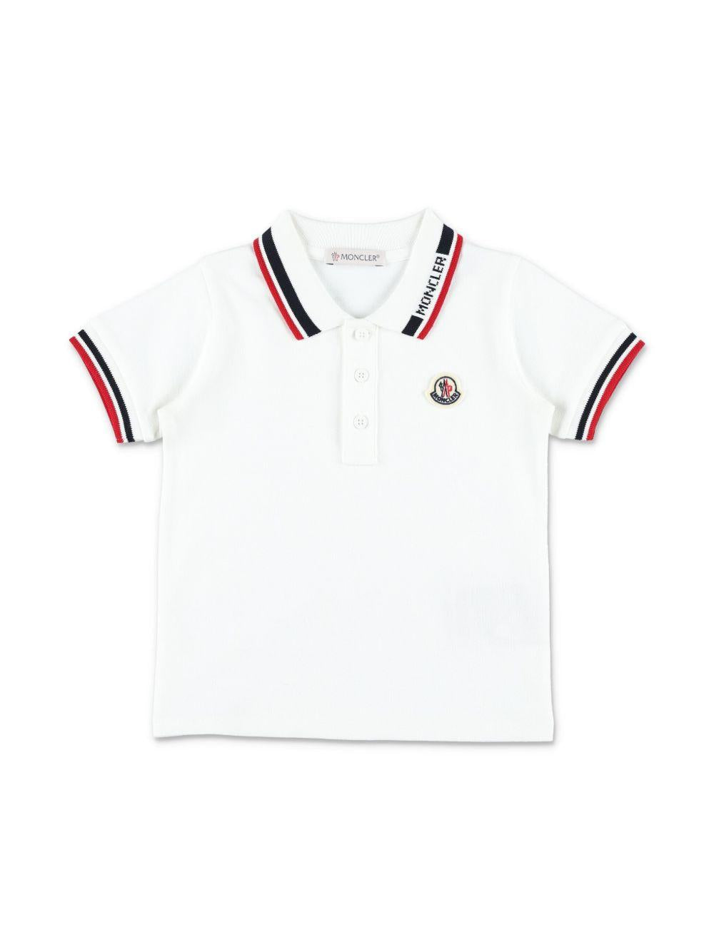 Completo bianco/nero per neonato 9518M000158496F F07 Moncler Kids 