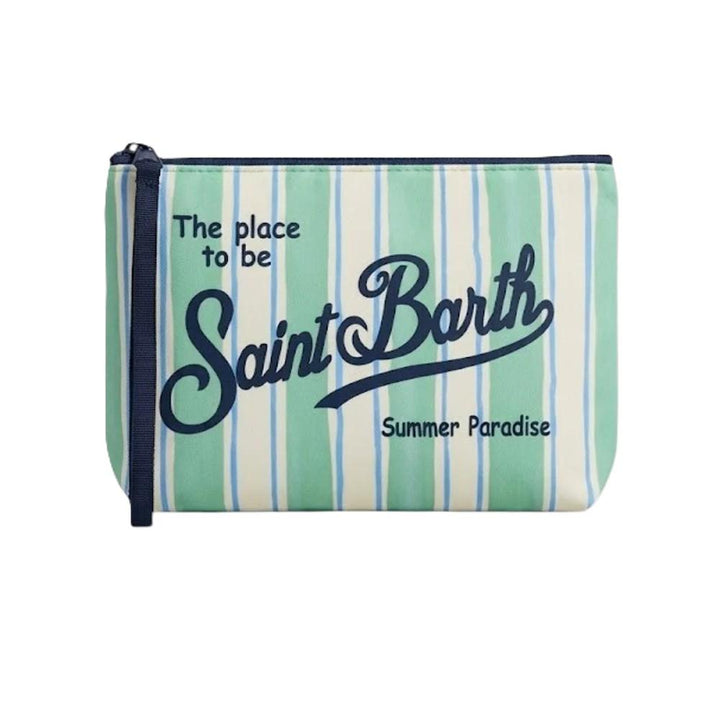 Borsa verde/bianca per bambina ALIN001 01160L MC2 Saint Barth Kids 