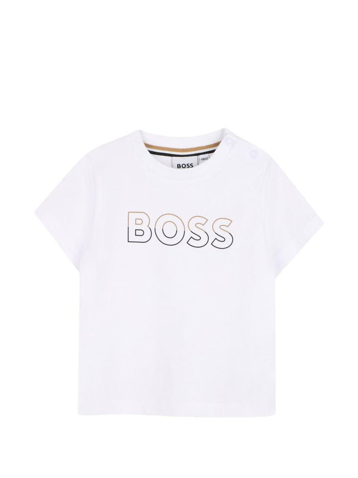 Completo bianco/nero per neonato J52846 09B Boss Kids 