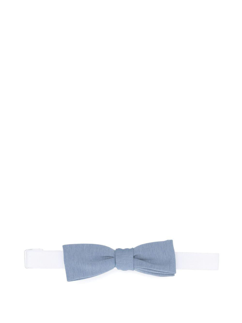 Papillon bianco/azzurro per bambino