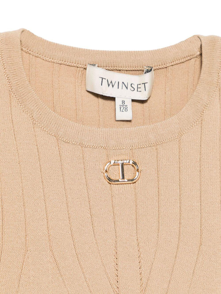 Maglione beige per bambina