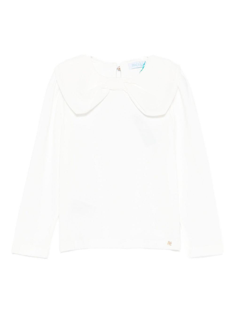 T-shirt bianca per bambina 5610 006 Abel & Lula 