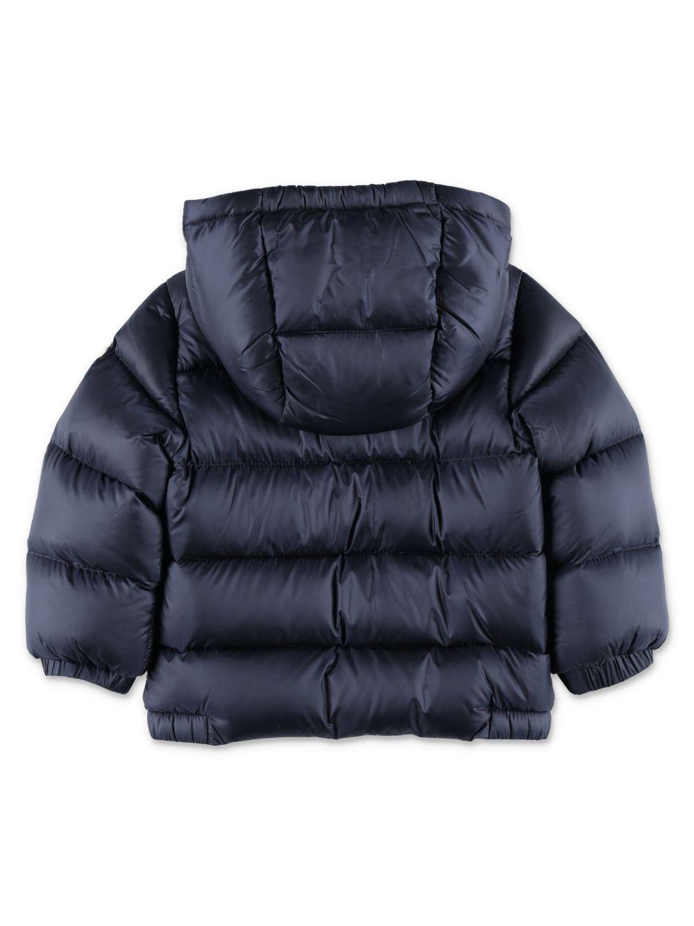 Giubbotto blu navy per neonato 9511A00040597YF 742 Moncler Kids 