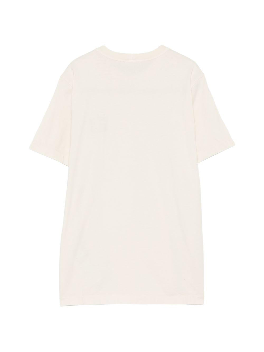 T-shirt gesso beige per bambino 62100002S0047 V0097 Stone Island Kids 