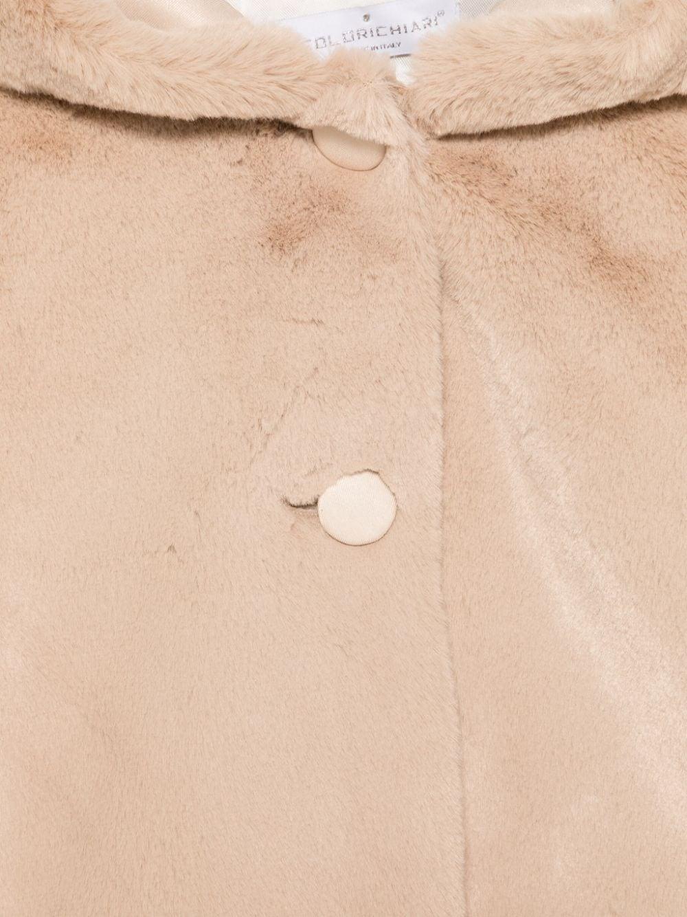 Sand beige coat for baby girl