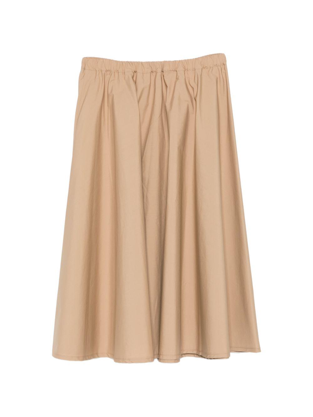 Gonna marrone per bambina KFGO0200CA029 6023 Pinko Kids 