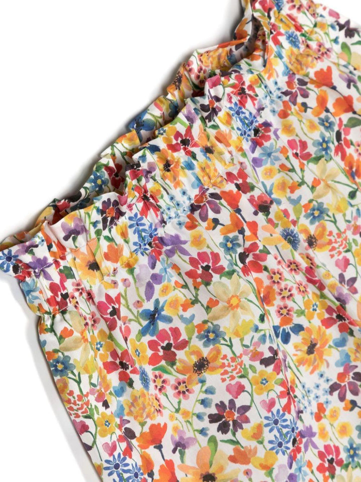 Completo sportivo bianco e rosa per bambina