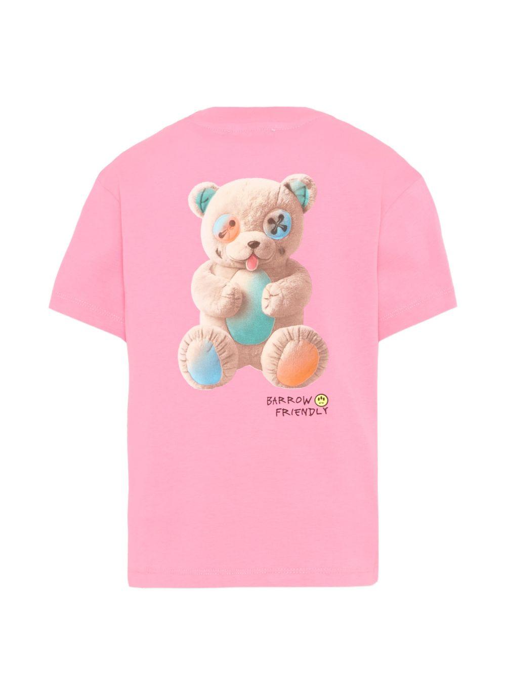 T-shirt rossa per bambino S6BKJUTH003 BW311 Barrow Kids 