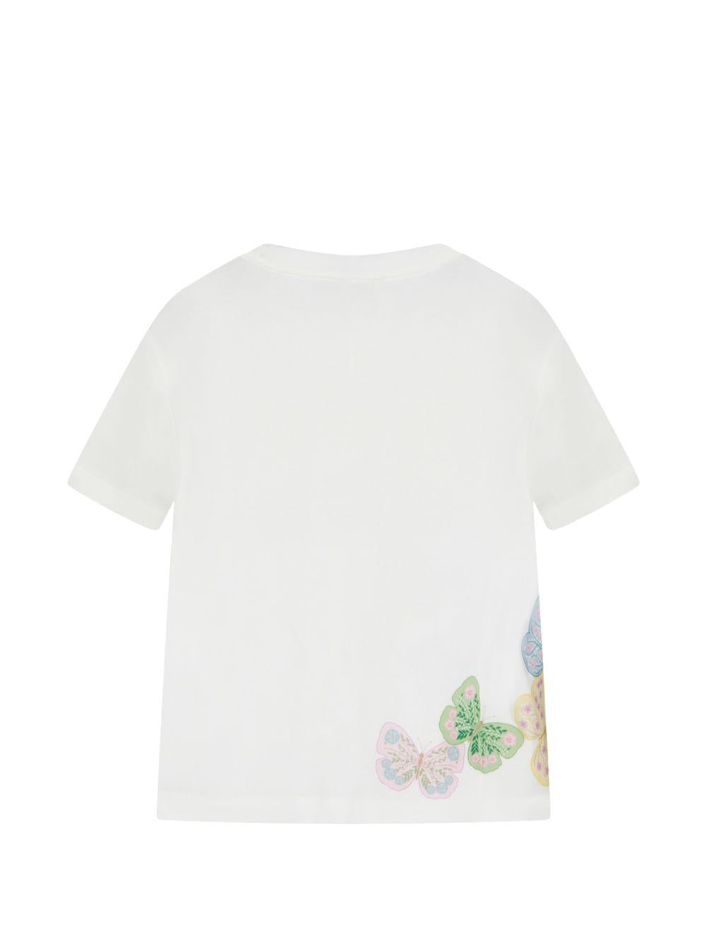 T-shirt bianco per bambina JFI4097AJ F0TU9 Fendi Kids 
