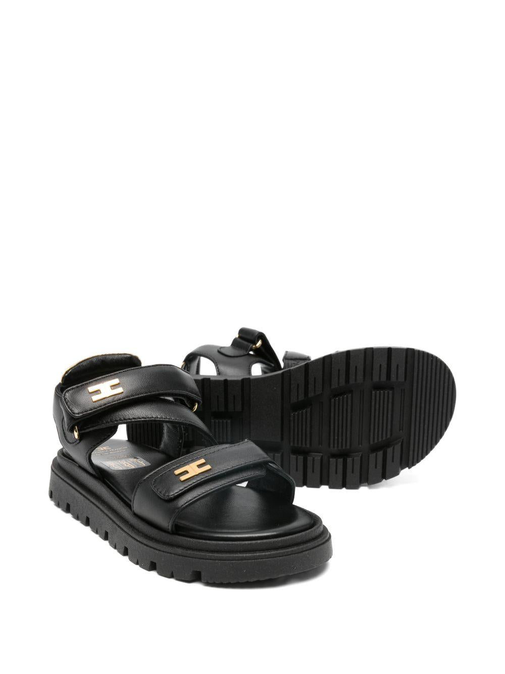 Sandali nere per bambina F4A2E05861733 999 Elisabetta Franchi Kids 