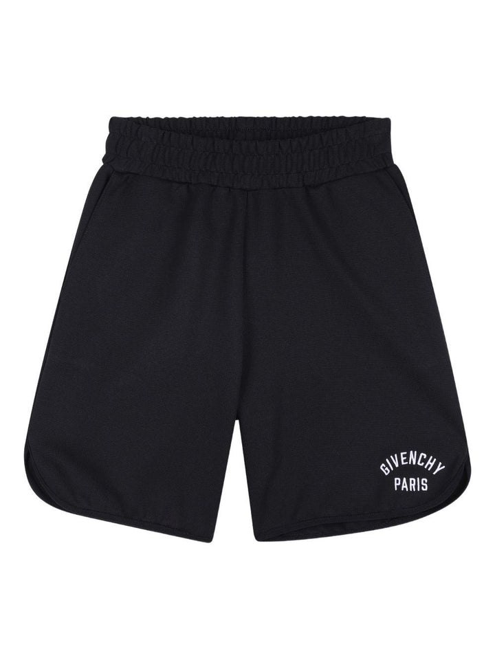 Bermuda nera per bambino H31103 09B Givenchy Kids 