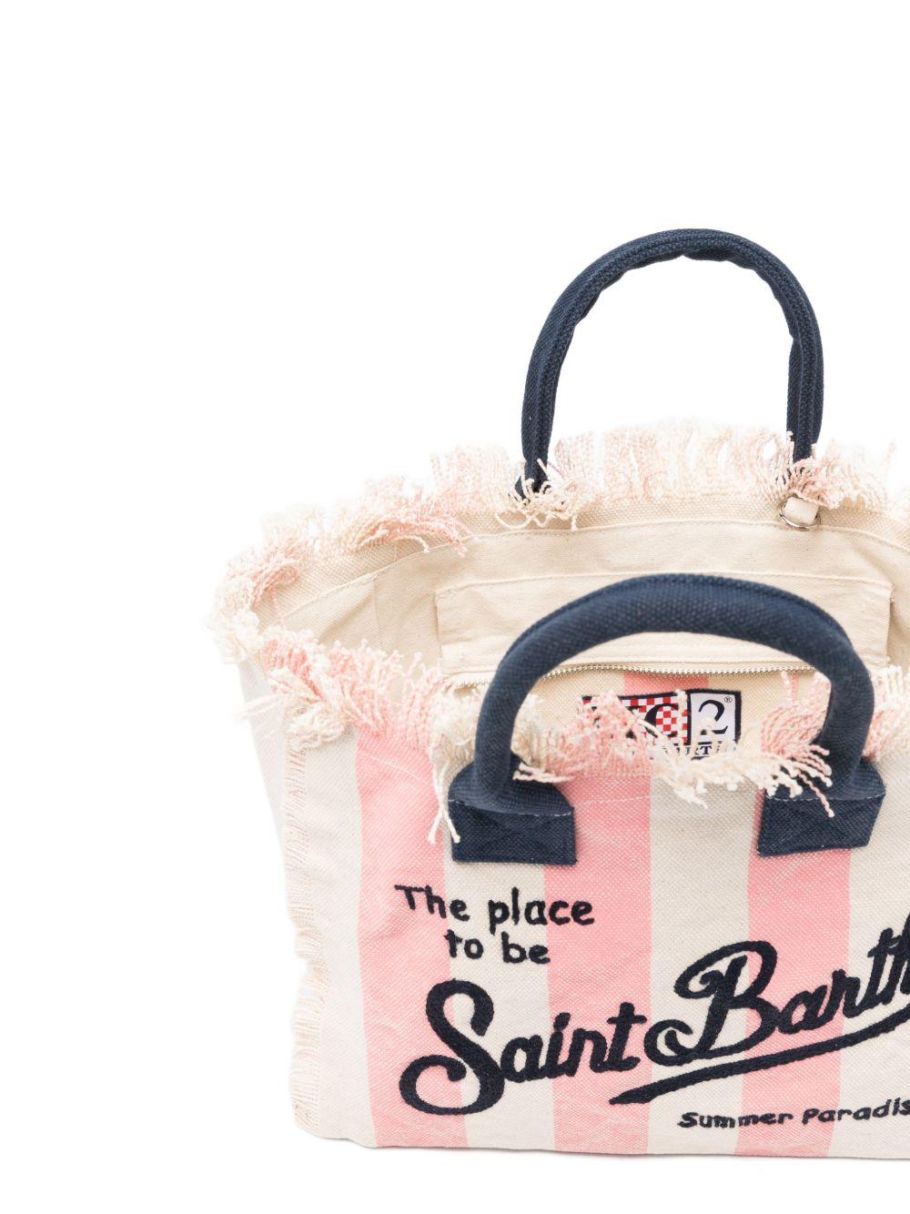 Borsa rosa/beige per bambina COL0001 02626L MC2 Saint Barth Kids 