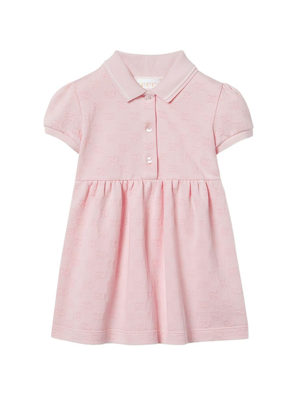 Abito rosa chiaro per neonata 852824XJHBA 5399 Gucci Kids 