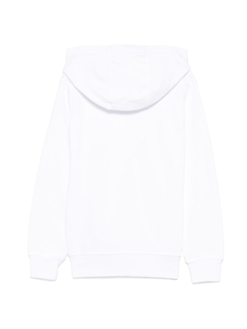 White sweatshirt for children