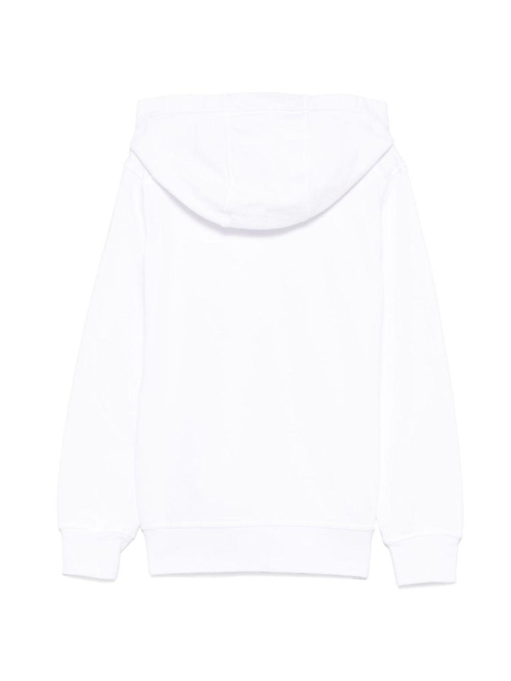 White sweatshirt for children