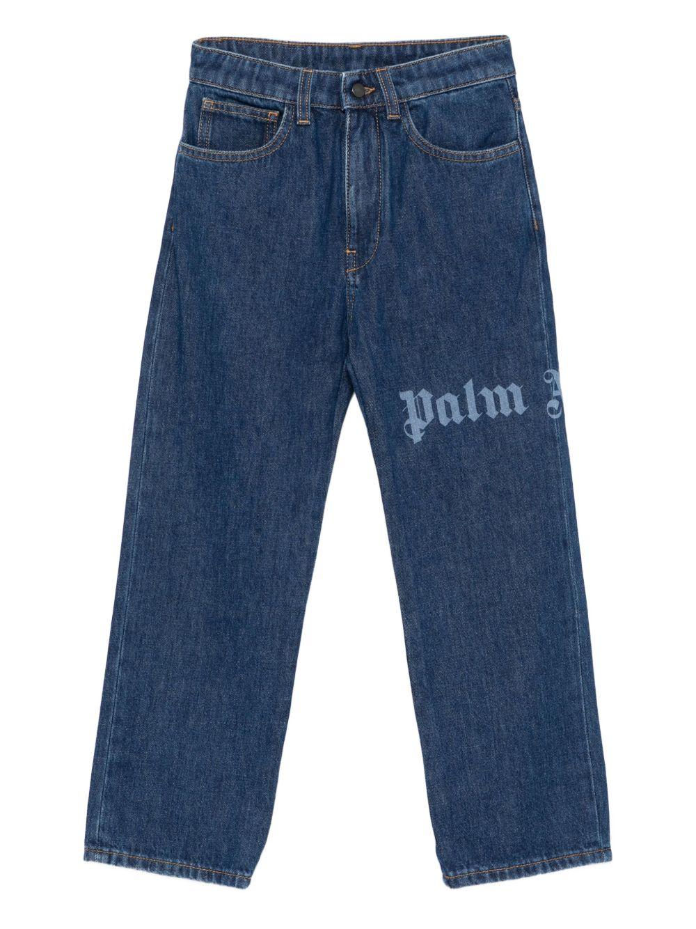 Jeans blu per bambino PBYA002F25DEN001 4540 Palm Angels Kids 