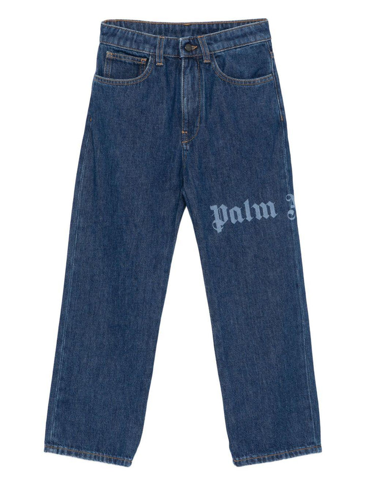 Jeans blu per bambino PBYA002F25DEN001 4540 Palm Angels Kids 
