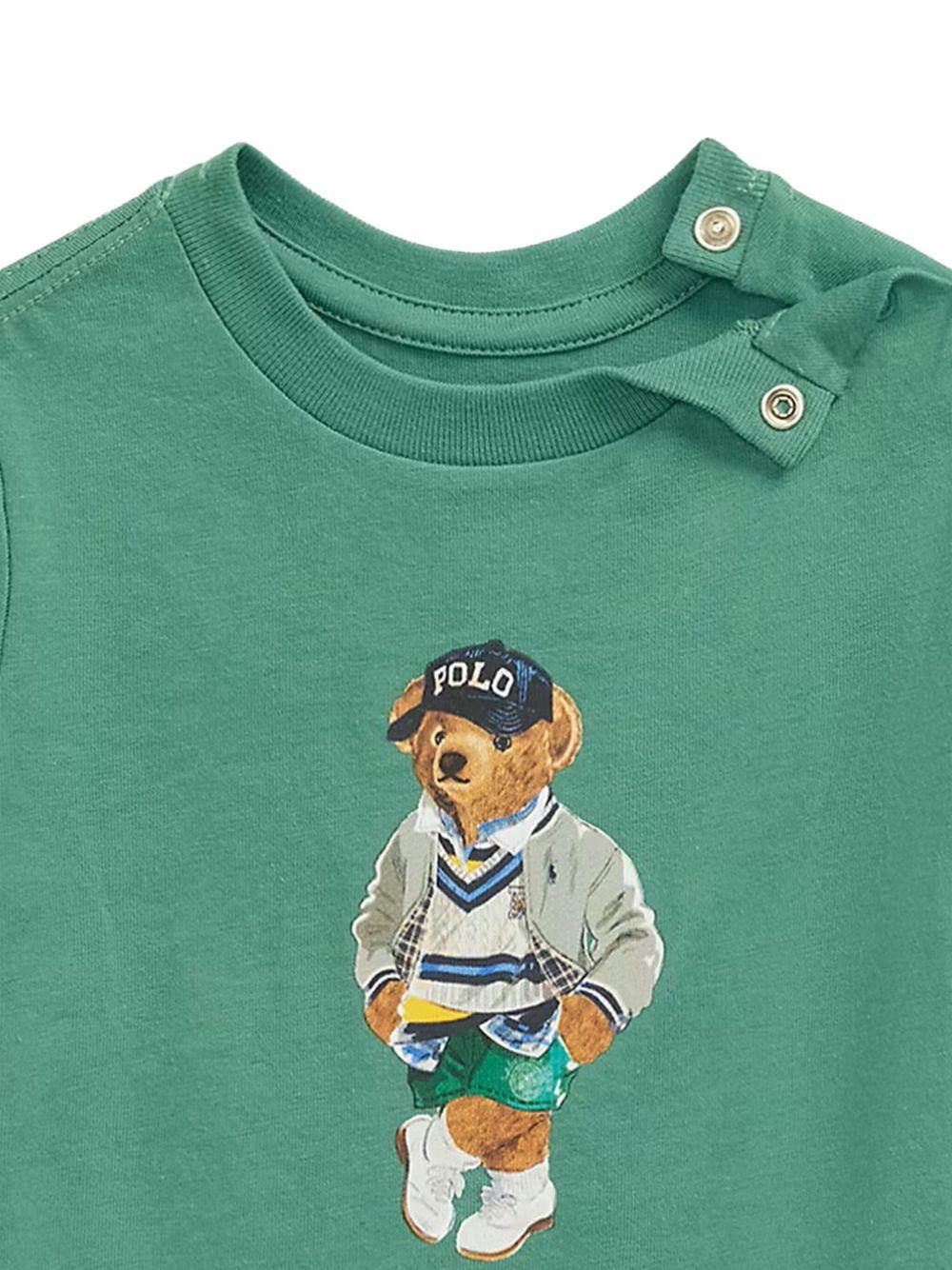 T-shirt verde per neonato
