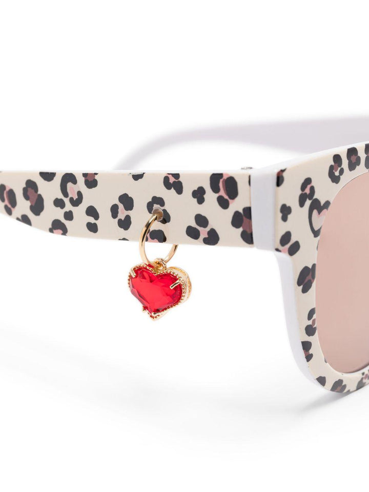 Occhiali beige chiaro per bambina