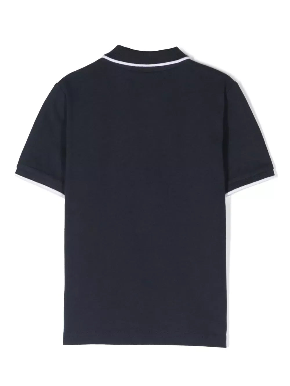 Polo blu per bambino con logo