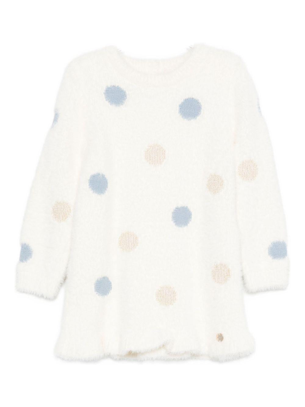 Abito bianco per neonata HF5068MA94O M9983 Liu Jo 